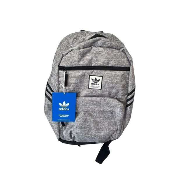 adidas Originals National SST Backpack, Jersey Grey, One Size NWT
